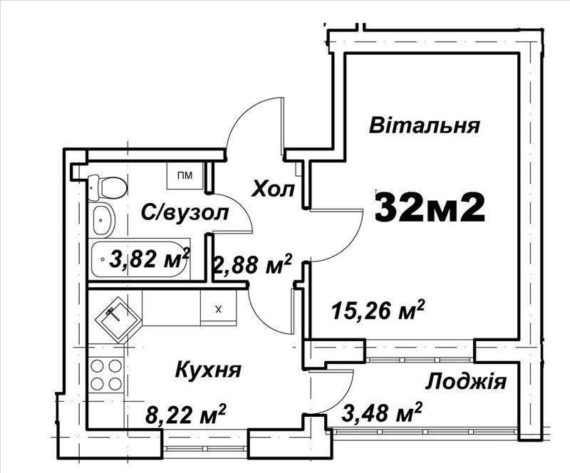 Продам квартиру. Київська область, Вишневе, Одесская ул