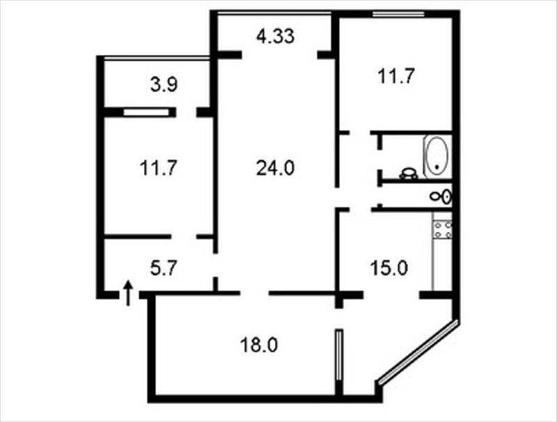 Продам квартиру. Киевская область, Киев, Тростянецкая 5-Б