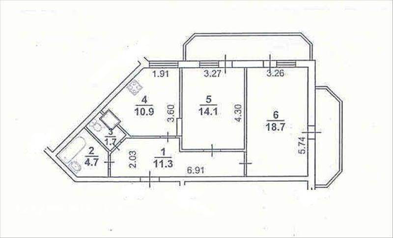 Продам квартиру. Киевская область, Киев, Дарницкий район, Драгоманова  6\1