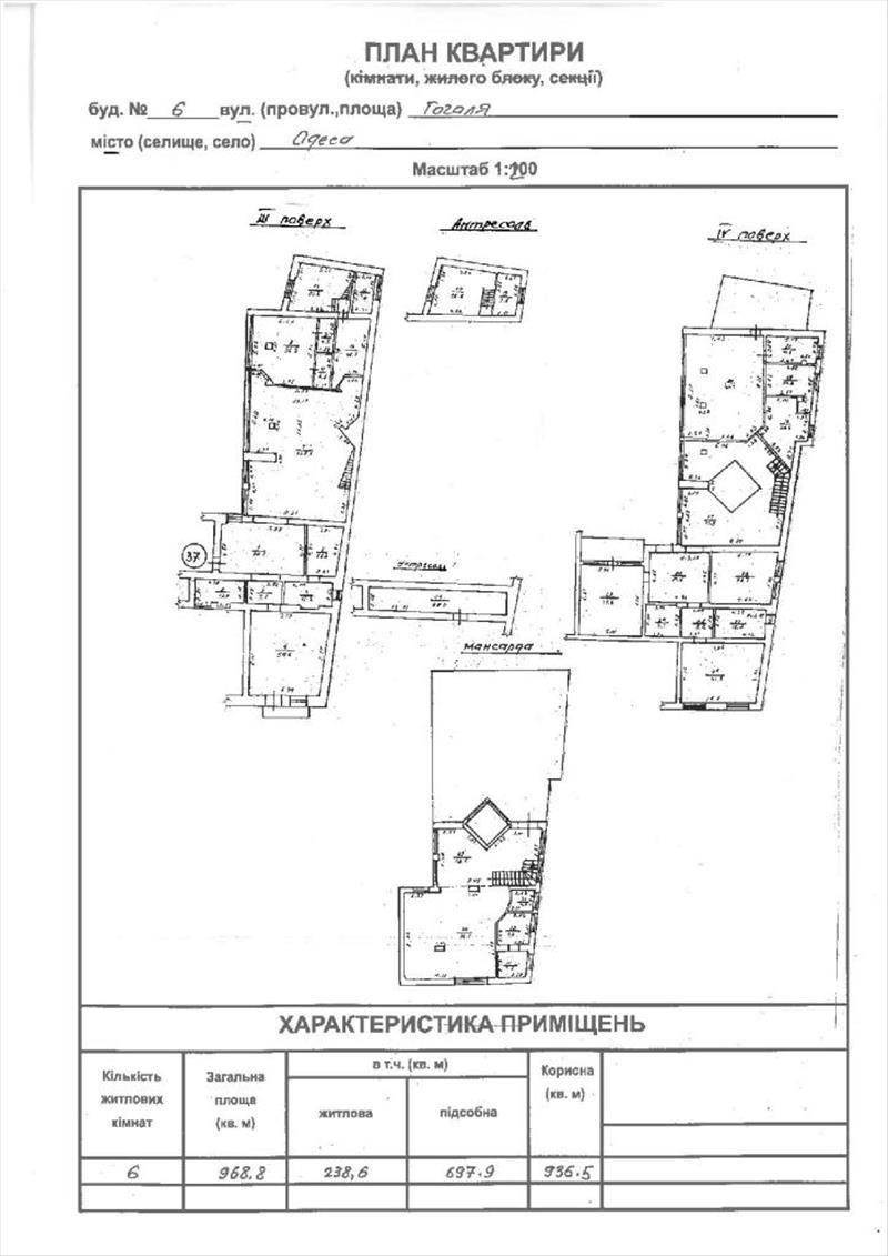 Продам квартиру. Одесская область, Одесса, Гоголя, 6